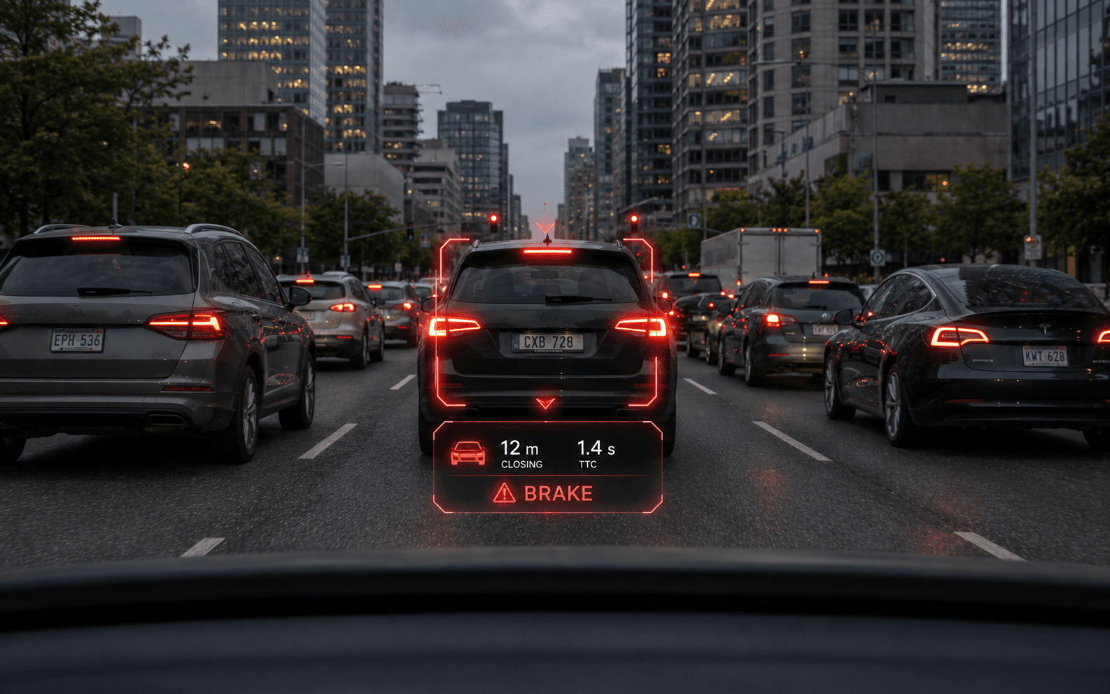 Forward collision alert - Ignite.AR